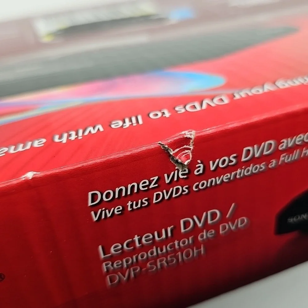Sony DVP-SR510H Upscaling DVD/CD-R/RW/MP3/JPEG HDMI 1080p with Remote BNIB NIB